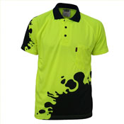 Hivis Sublimated Blot Polo